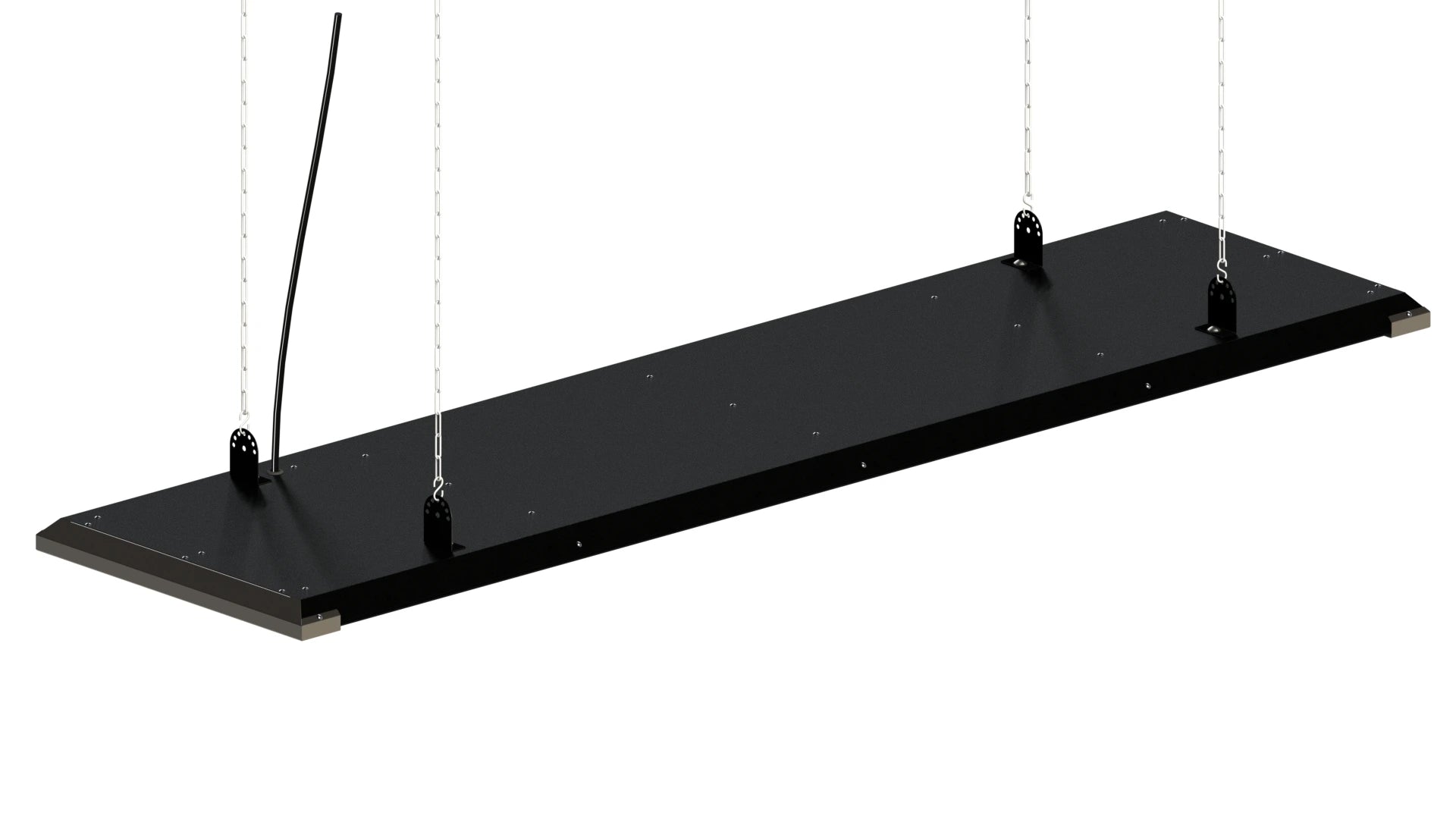 Rose-Pro Far Infrared Ceiling & Wall Heating Panel – Slim, High-Efficiency Metal Heater - Black (500W–4000W)