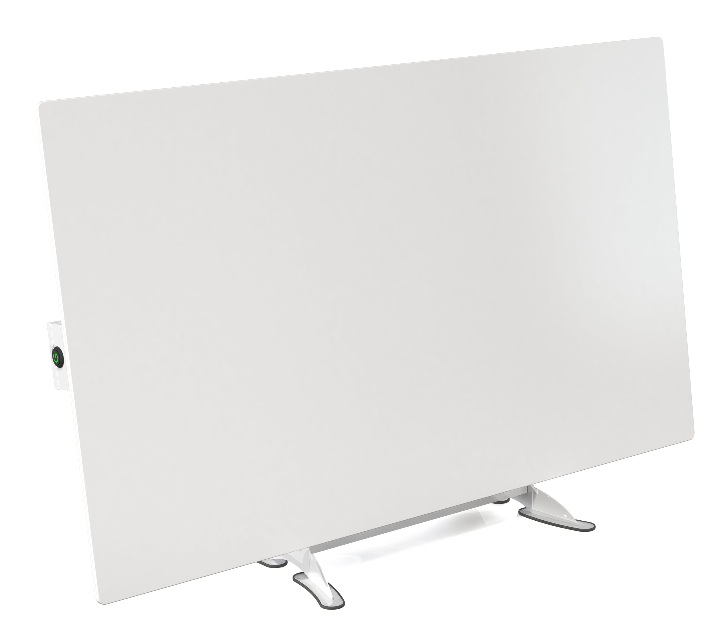 Lavender Smart Glass Far Infrared Heater – Sleek Wall Panel with WiFi Thermostat or Manual Control - White (400W & 800W)