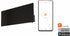 Lavender Smart Glass Far Infrared Heater – Sleek Wall Panel with WiFi Thermostat or Manual Control - Black (400W & 800W)