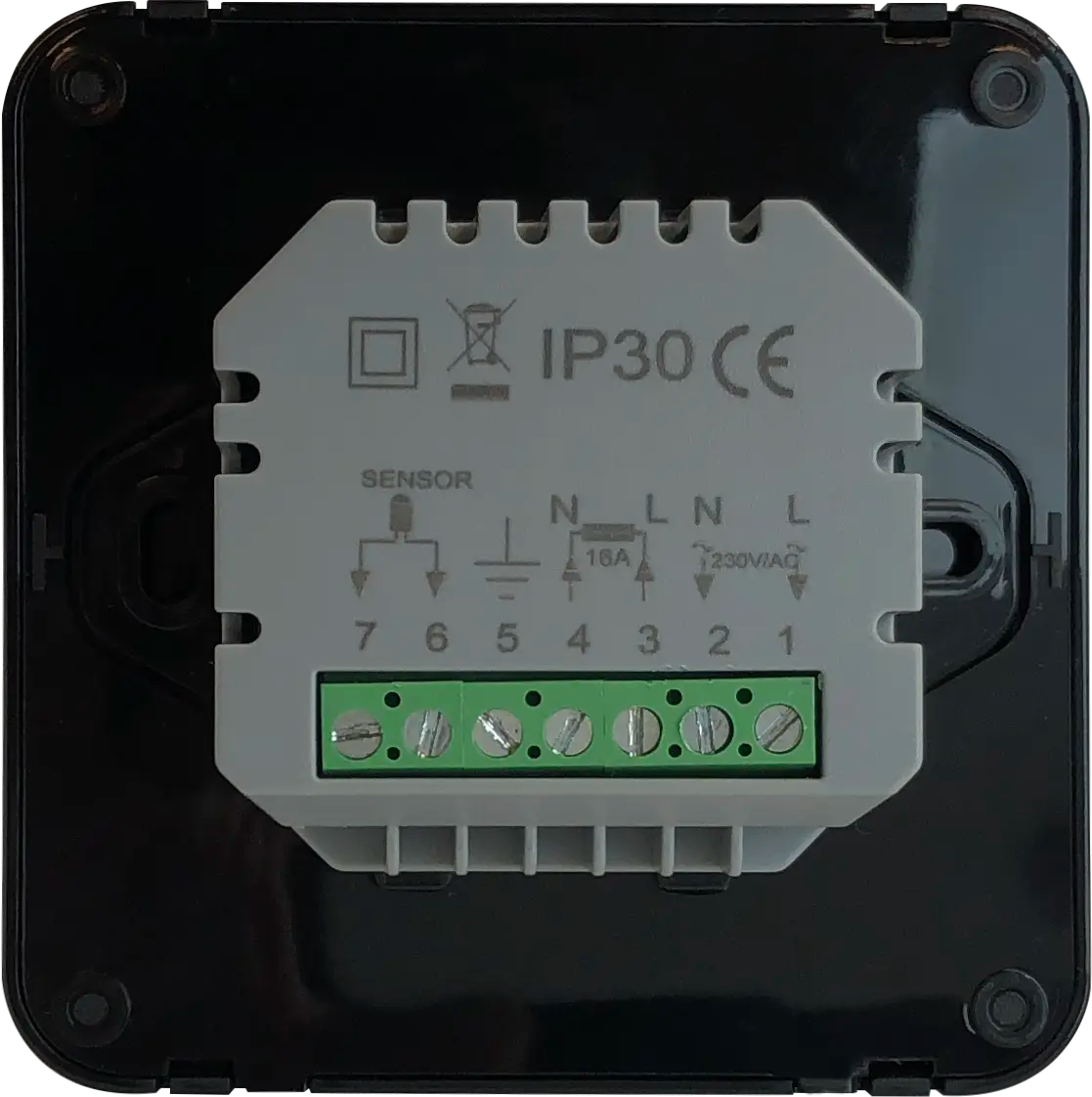 501 Smart WiFi Thermostat – Programmable Heating Controller - Black