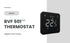 501 Smart WiFi Thermostat – Programmable Heating Controller - Black