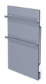 Bluebell Infrared Glass Towel Heater with Thermostat – Stylish 500W Bathroom Heater - Grey