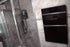 Bluebell Infrared Glass Towel Heater with Thermostat – Stylish 500W Bathroom Heater - Grey