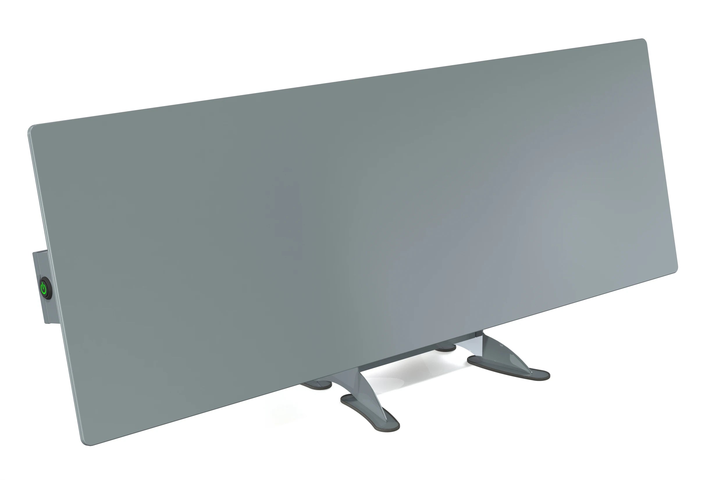 Lavender Smart Glass Far Infrared Heater – Sleek Wall Panel with WiFi Thermostat or Manual Control - Grey (400W & 800W)
