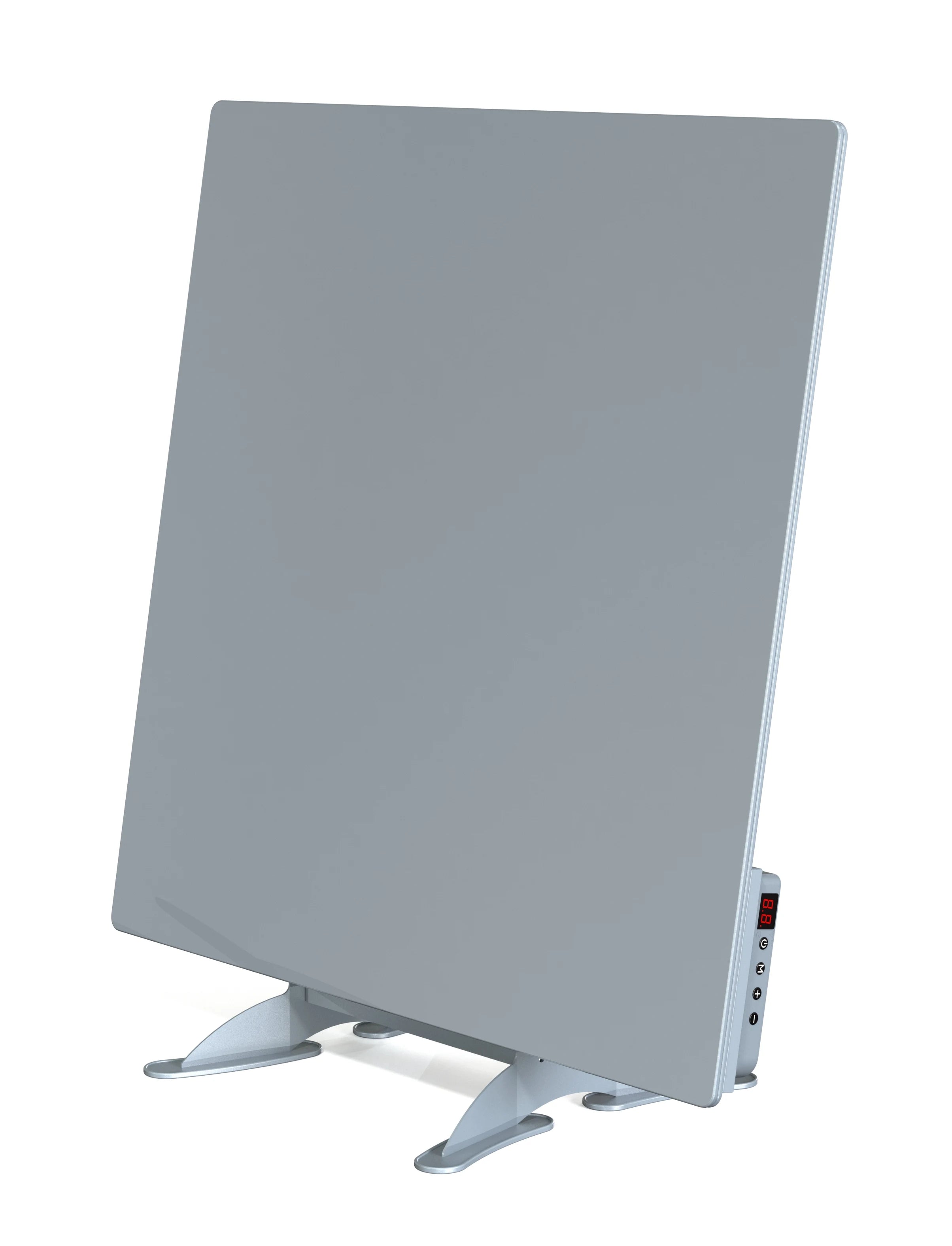 Lavender Smart Glass Far Infrared Heater – Sleek Wall Panel with WiFi Thermostat or Manual Control - Grey (400W & 800W)