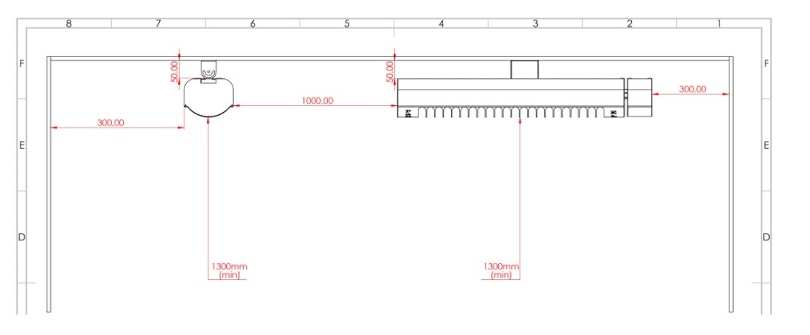 Infrared Heater -  IP55 "Amaryllis Range" 2000W. White or Black.