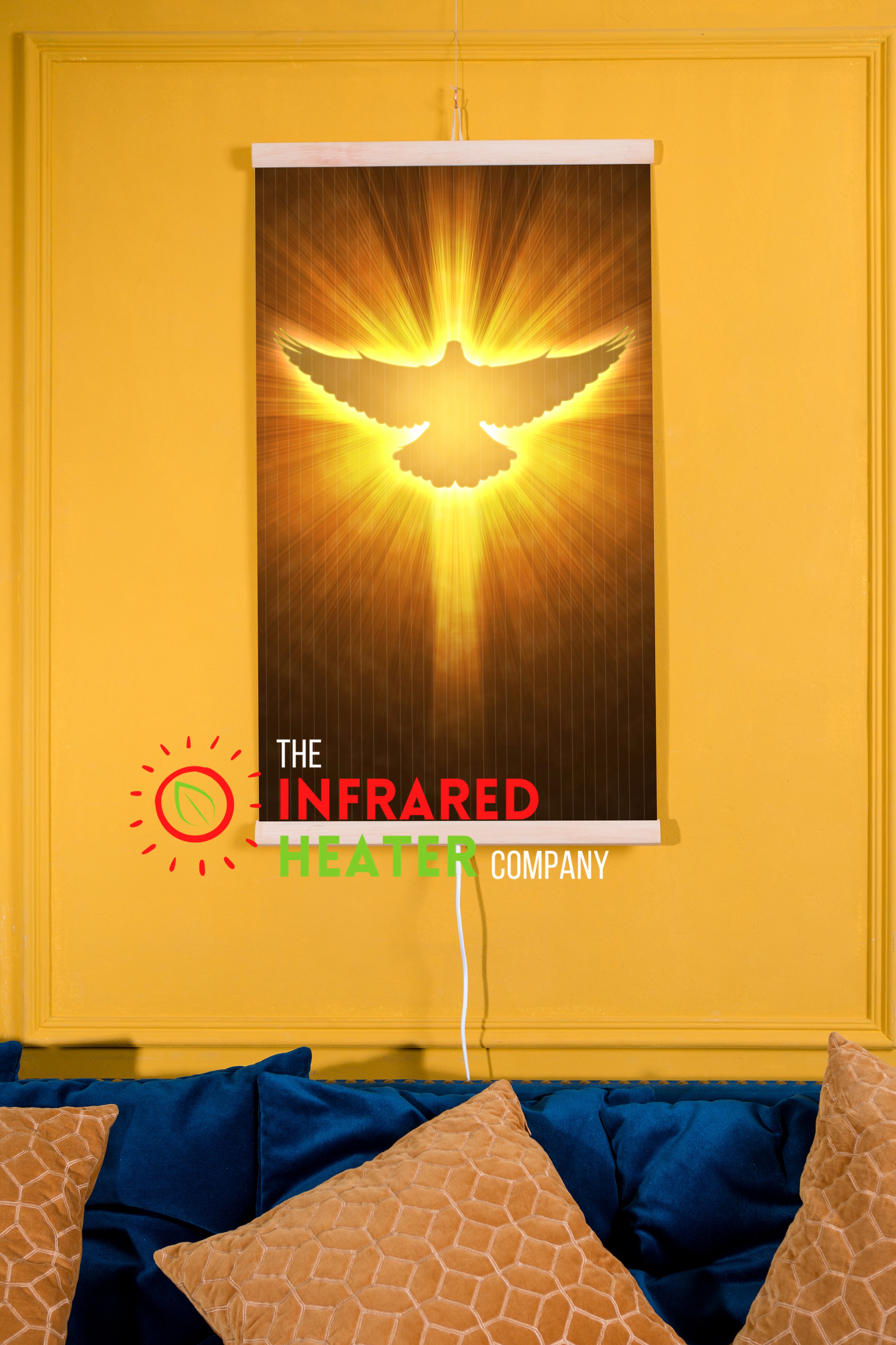 Infrared Wall mounted  Picture Heater. Far Infrared Heating Panel 420W "Holy Spirit"