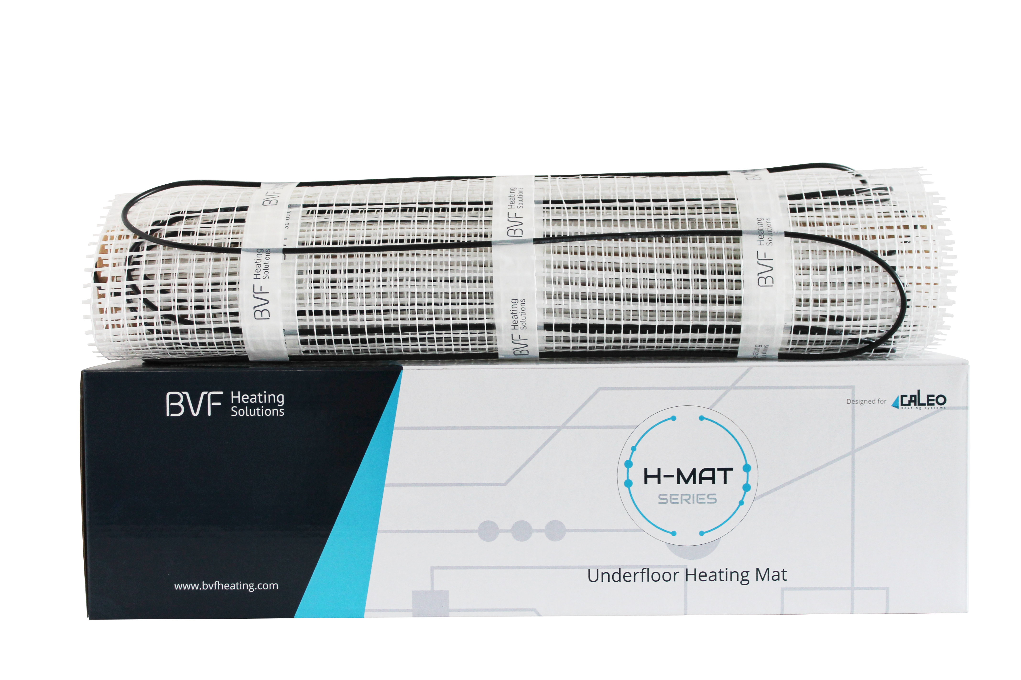 Underfloor Heating Mat. BVF HEATING MAT - TWIN CONDUCTOR TECHNOLOGY. 150W/m²-UK Infrared Heating Company